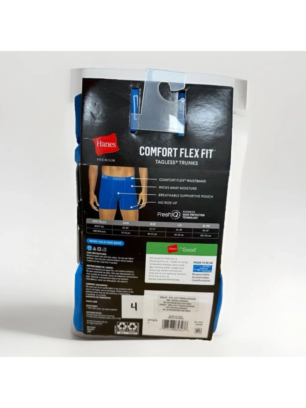 Hanes Premium X-Temp Comfort Tagless Boxer Briefs, 2-Pack size L Large NEW